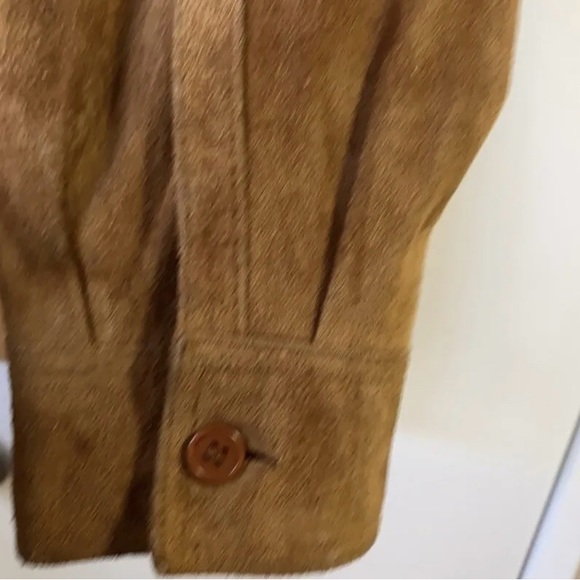 Vintage Barney’s NY Suede Leather Shirt ✨FIRM NO OFFERS✨ - Picture 3 of 8